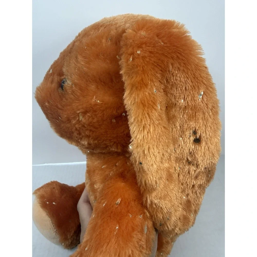Build A Bear Pumpkin Spice Gold Sparkles Bunny Rabbit 16